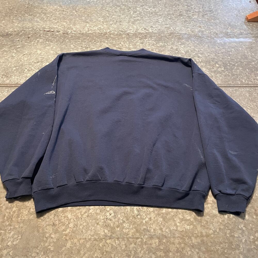 Vintage UC Berkeley Cal Embroidered Crewneck Sweatshirt XXL Thrashed Distressed - Picture 9 of 14